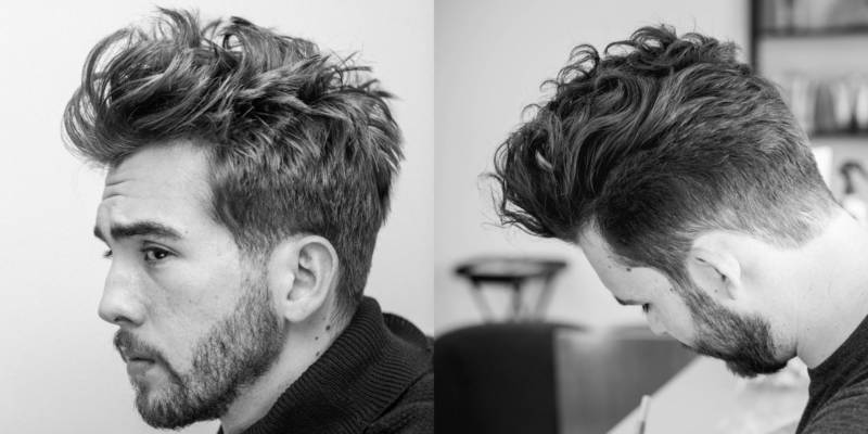 Андеркат мужская стрижка с короткими и длинными волосами - 97 фото стрижки назад, на бок, с пробором, со всех сторон