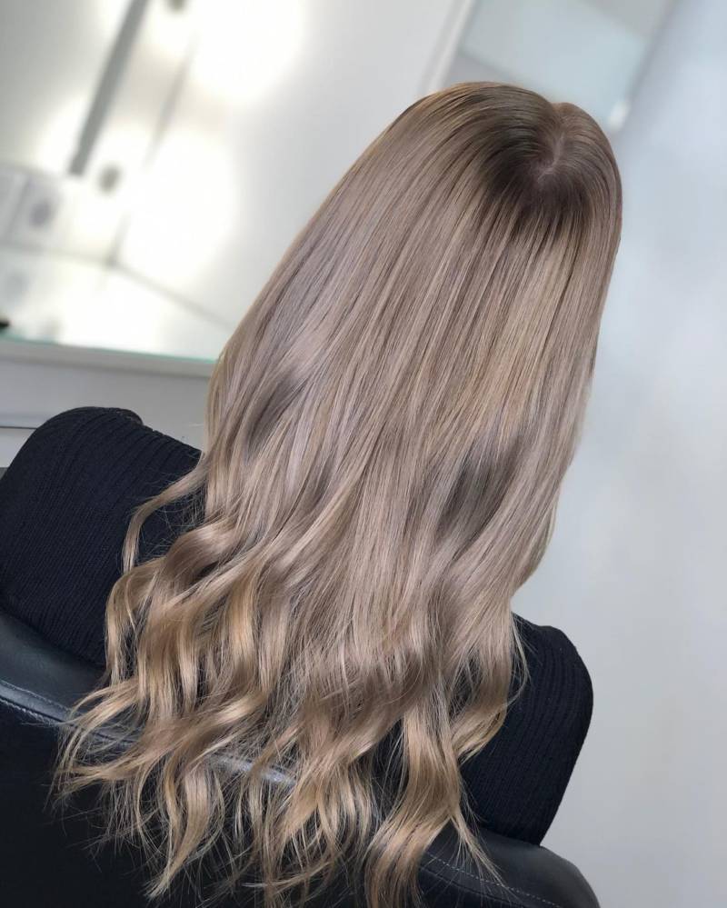 Бежевый цвет волос (78 фото) - окрашивание светлых и темных волос в теплые и холодные оттенки