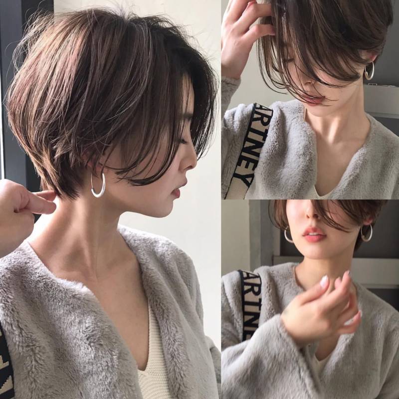 Корейская стрижка томбой для девушек 2024: фото идеи на короткие волосы, удлиненная, с челкой, без укладки