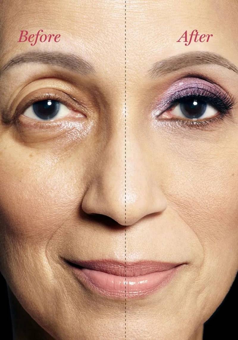 Лифтинг макияж (77 фото) - основы техники нанесения макияжа после 35, 40, 50 лет, для нависшего века, с эффектом лифтинга