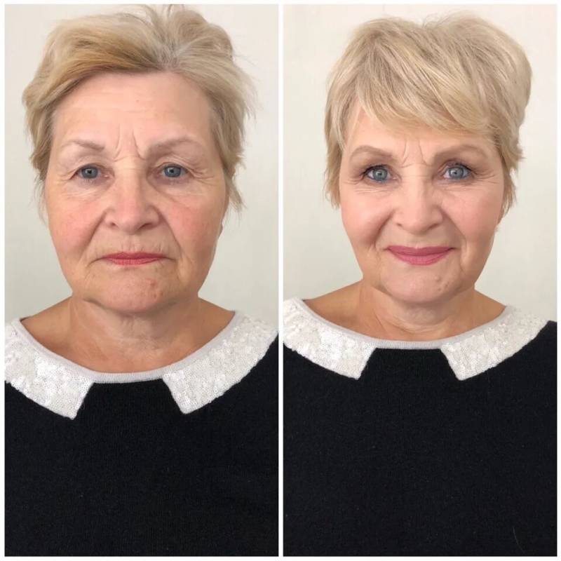 Лифтинг макияж (77 фото) - основы техники нанесения макияжа после 35, 40, 50 лет, для нависшего века, с эффектом лифтинга