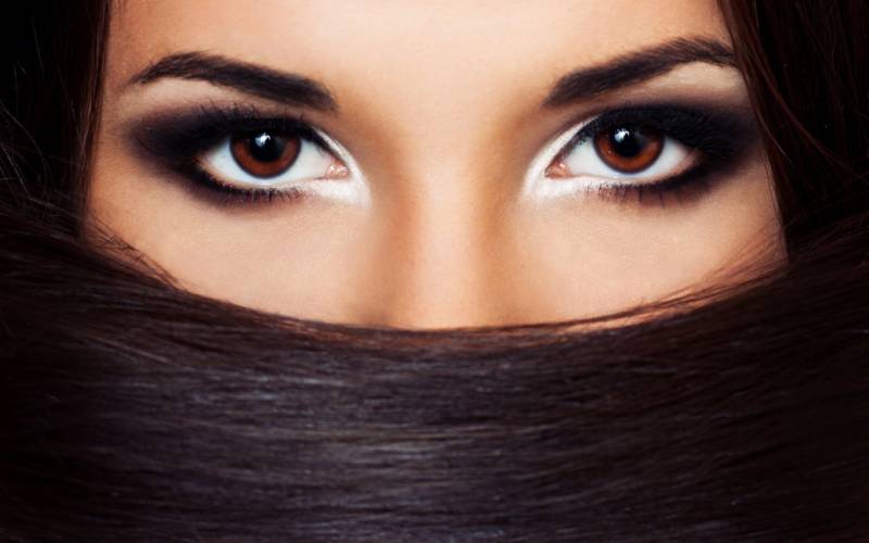 Макияж для карих глаз (118 фото) - пошаговый вечерний и дневной макияж век для карих глаз с темными и светлыми волосами