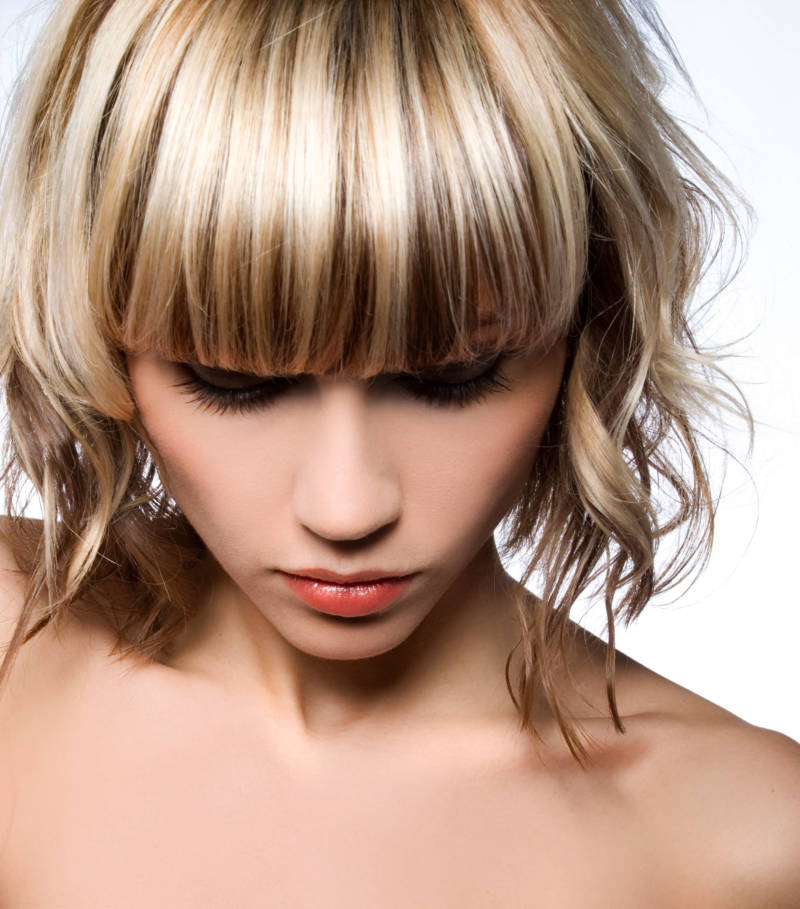 Мелирование на средние волосы (81 фото) - модное окрашивание в 2024 темных, русых и светлых волос, с челкой и без
