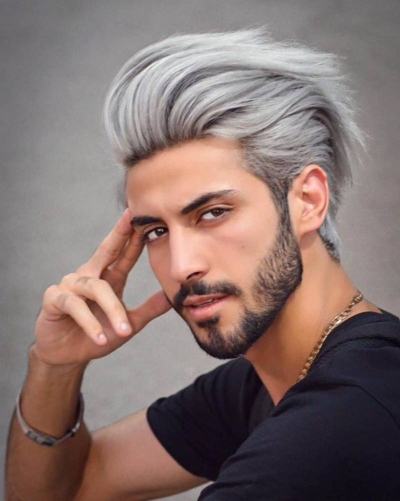 Мужские стрижки с длинными волосами 2024 (92 фото) - модные молодежные прически на бок, с челкой, выбритыми висками