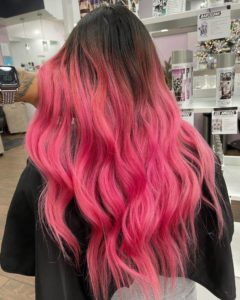 Розовый цвет волос (85 фото): как получить красивые оттенки краской и тоником светло- и ярко розового оттенка